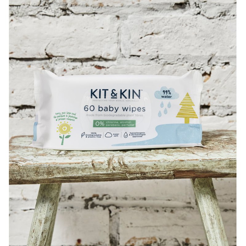Kit & Kin KKBABYWIPES lingette pour bébés 60 pièce(s)