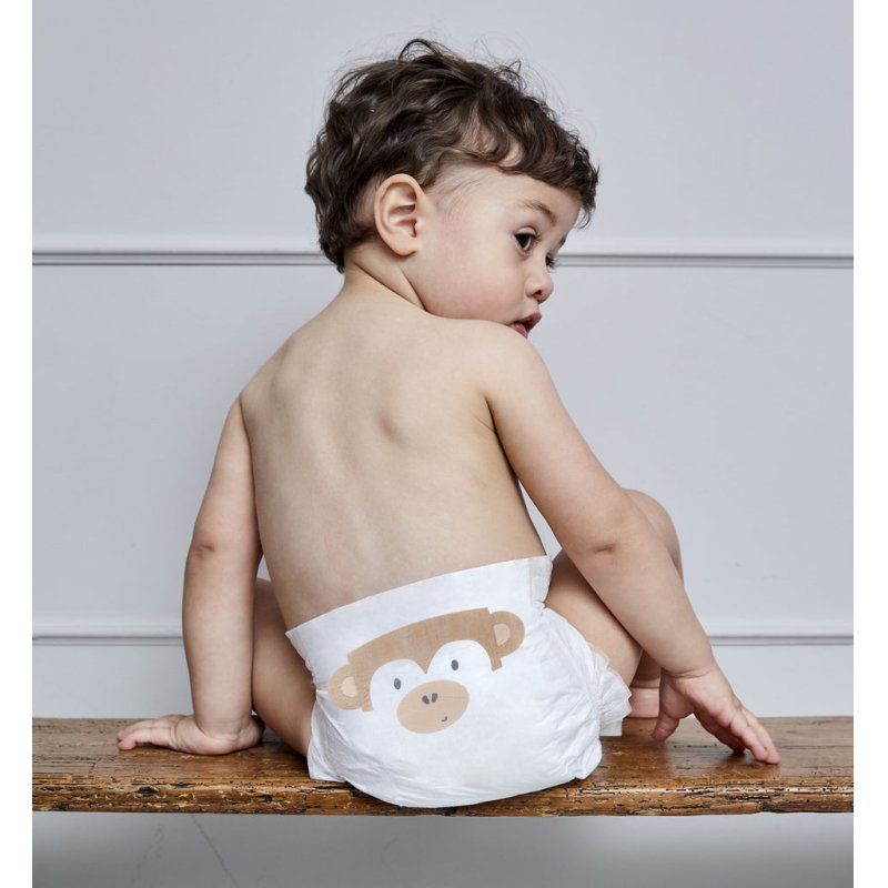 Eco& Kit & Kin Disposable Diapers 1 Mini 25 Kg Sheepowl 38 Pieces
