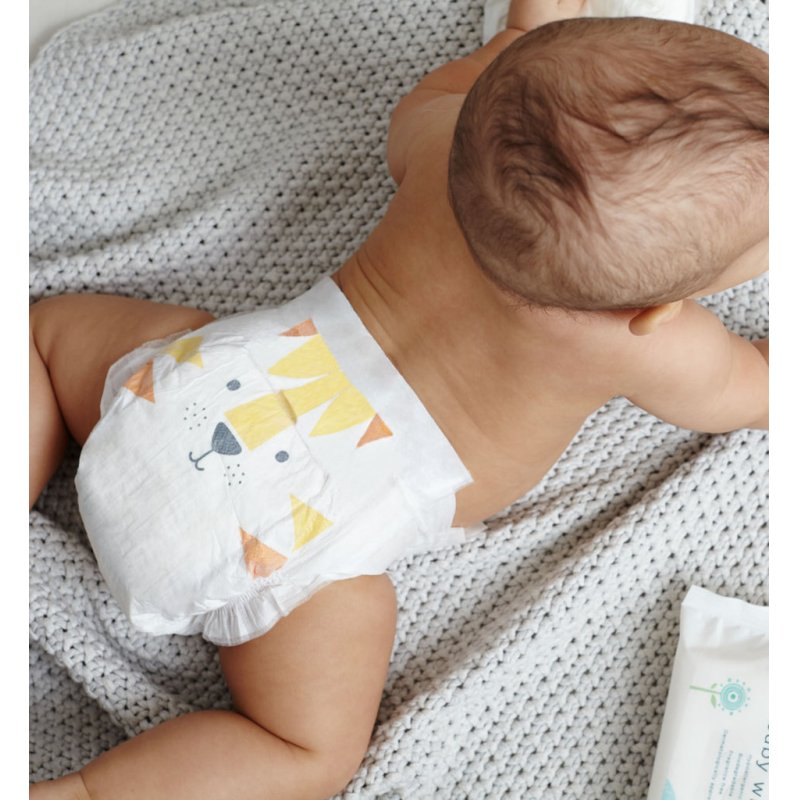 Eco& Kit & Kin Disposable Diapers 2 Midi 48 Kg Mousepanda 38 Pieces
