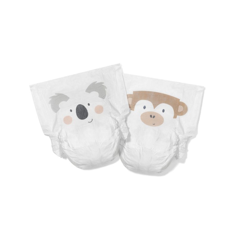 Eco& Kit & Kin Disposable Diapers 2 Midi 48 Kg Mousepanda 38 Pieces