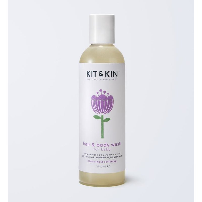Eco& Kit & Kin Organic 2in1 Body And Hair Wash For Babies 250 Ml