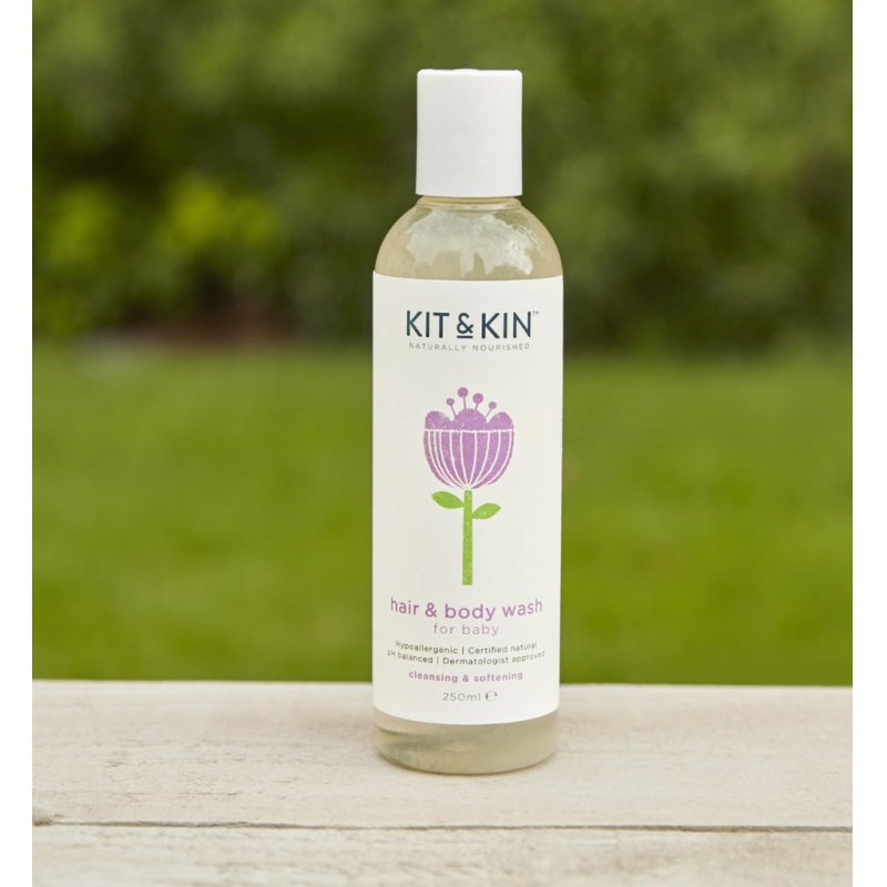 Eco& Kit & Kin Organic 2in1 Body And Hair Wash For Babies 250 Ml