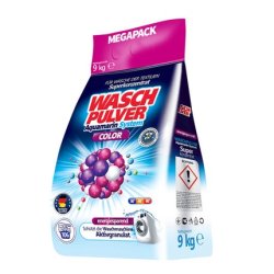 Washing Powder Aquamarin System Color 9kg Active Granules