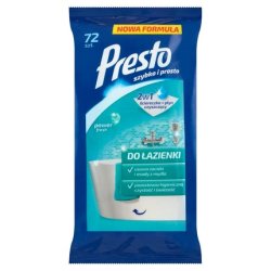 Harper Presto Moist Towelettes 72 Pieces For Bathroom 12