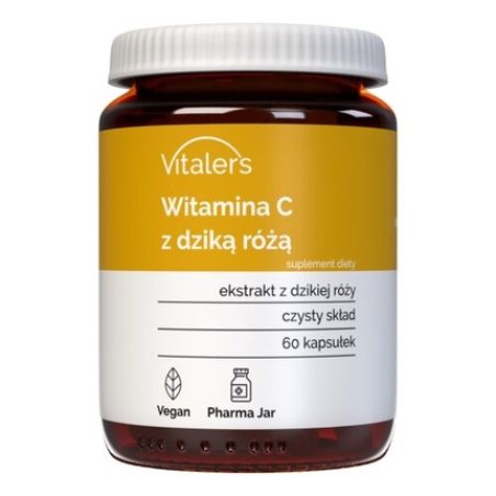 Vitaler's Vitamin C with Rosehip 1000mg 60 Capsules
