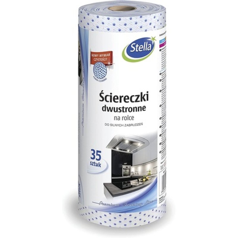 Stella Two Sided Wipes High Quality Wipes On A Roll/ 35 Pieces/For The Strong