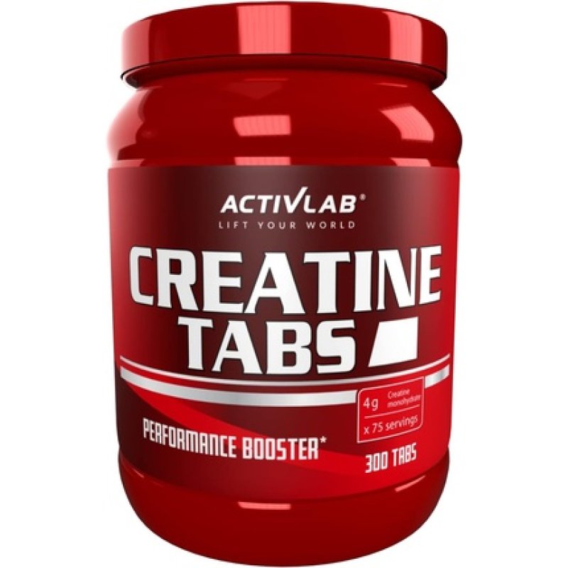 Activlab Creatine Tabs 300 Tablets 75 Portions Pomegranate