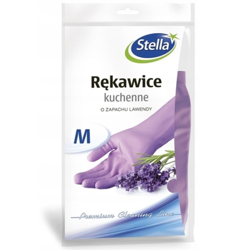 Stella Lavender Scented Kitchen Gloves Size M 1 Pair