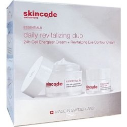 Skincode Essentials Daily Revitalizing Duo Kit 24h Cell Energizer Cream 50ml & Revitalizing Eye Contour Cream 15ml