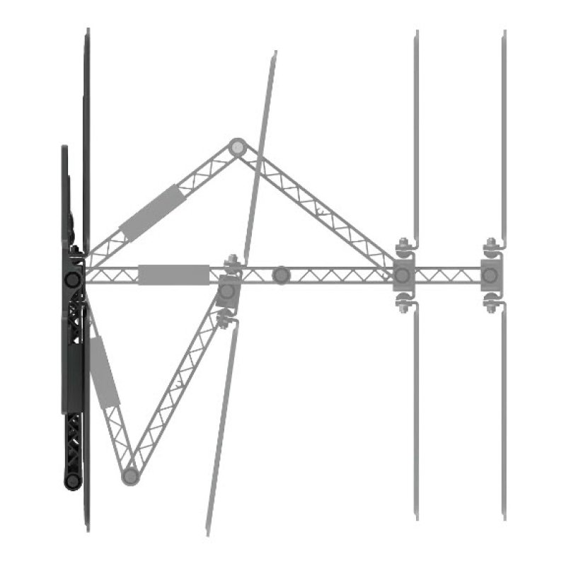 Hama 00220852 support pour téléviseur 2,29 m (90") Noir
