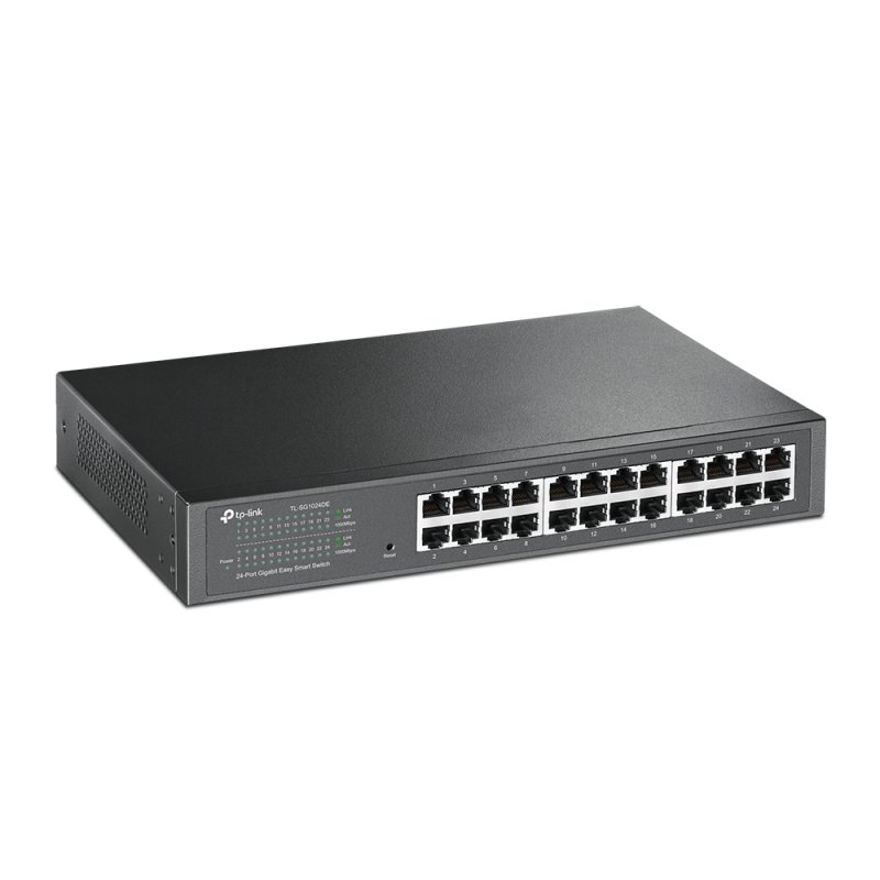 TP-Link TL-SG1024DE network switch Managed L2 Gigabit Ethernet (10/100/1000) Black