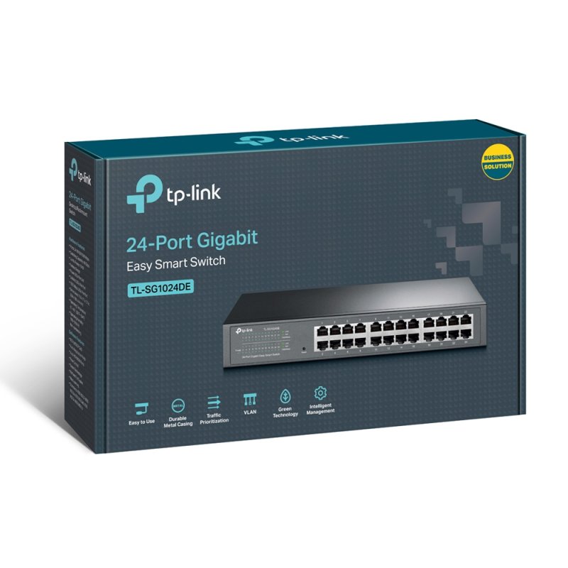 TP-LINK TPLINK Switch TL-SG1024DE TLSG1024DE (TL-SG1024DE)