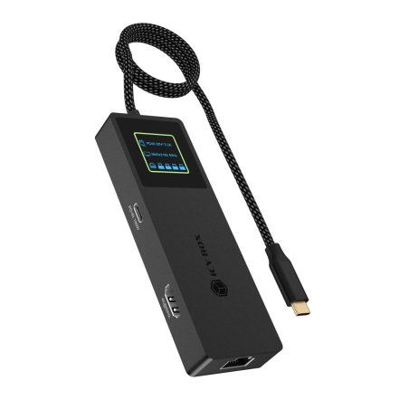 ICY BOX Spade Dock 4038 Avec fil USB 3.2 Gen 2 (3.1 Gen 2) Type-C Noir