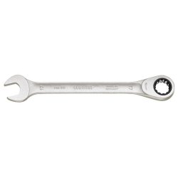 Maulschlüssel 7R13 mit Ringratsche, 13mm (chrom)