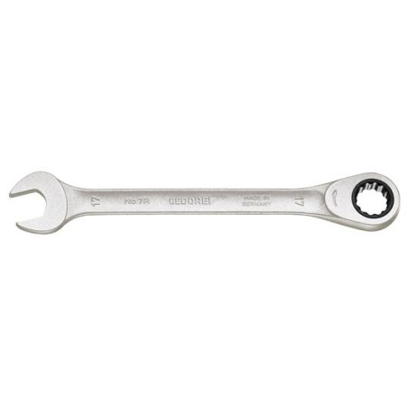 Maulschlüssel 7R13 mit Ringratsche, 13mm (chrom)