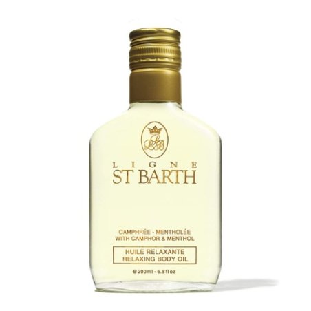 Relaxing Body Massage Oil with Camphor and Menthol 6.8 oz by Ligne St. Barth