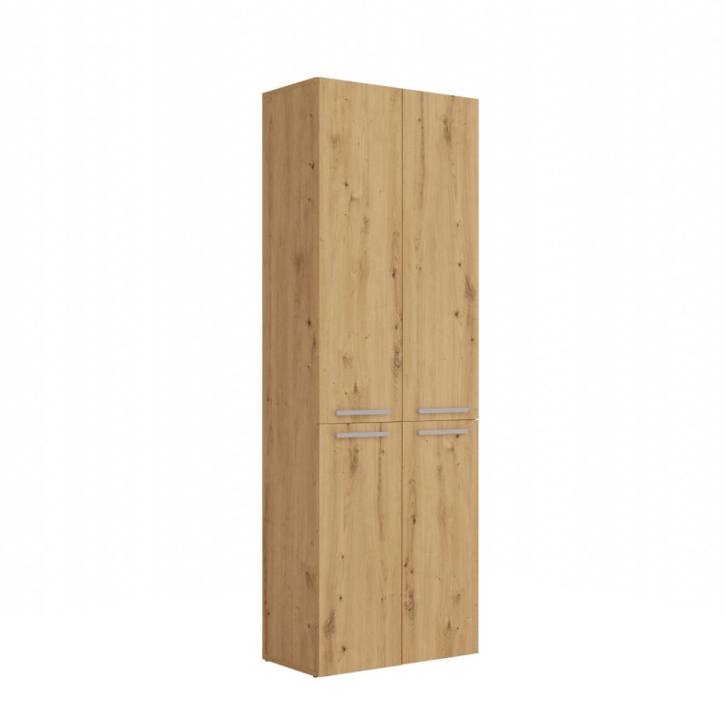 Topeshop NEL 1K DD ART KPL bathroom storage cabinet Oak