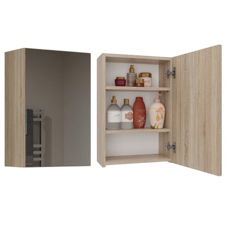 Topeshop POLA 1DL SONOMA armoire de rangement de salle de bain Chêne, Bois