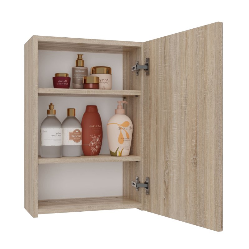Topeshop POLA 1DL SONOMA armoire de rangement de salle de bain Chêne, Bois