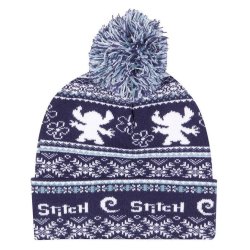 Lilo & Stitch Pom-Pom Beanie Fair Isle