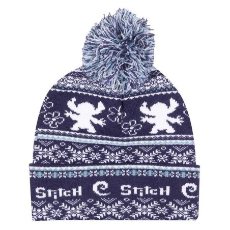 Lilo & Stitch Pom-Pom Beanie Fair Isle