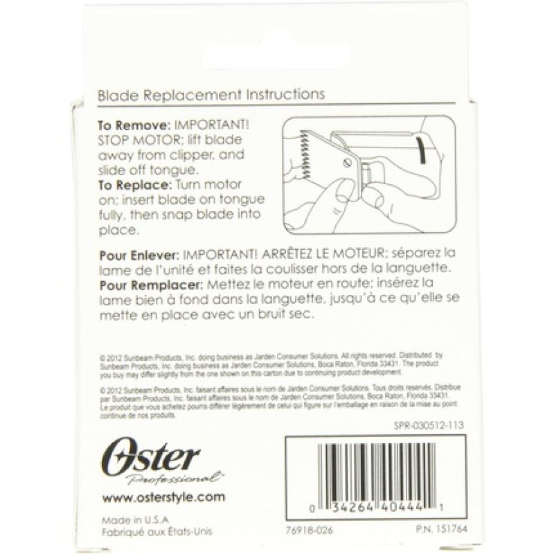 Oster Replacement Shaving Head for Oster Motor Machine 97-44 1/2mm Type 76918-026