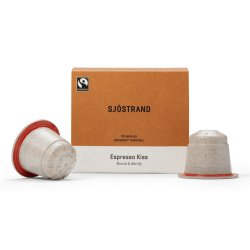 Sjöstrand Coffee Espresso Kiss Coffee capsule Medium roast 10 pc(s)