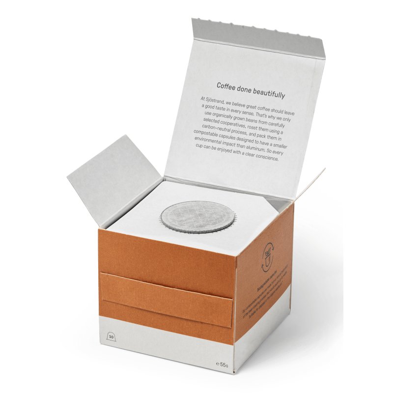 Sjöstrand Coffee Espresso Kiss Coffee capsule Medium roast 10 pc(s)