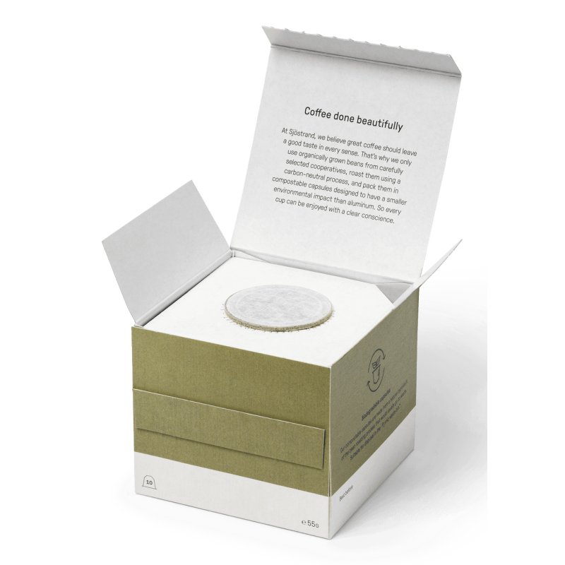 Sjöstrand Coffee Dark Rush Ristretto Coffee capsule Dark roast 10 pc(s)