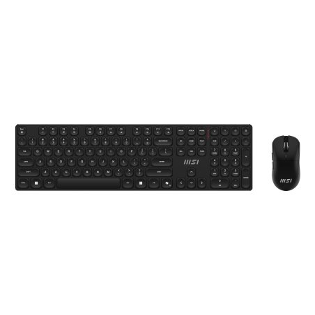 MSI FORGE K210 WIRELESS COMBO keyboard Mouse included Home/Office USB QWERTY US English Black