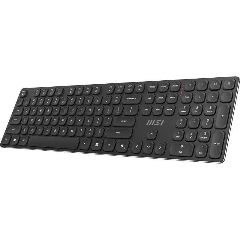 MSI FORGE K210 WIRELESS COMBO keyboard Mouse included Home/Office USB QWERTY US English Black