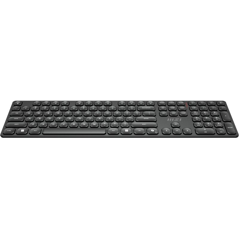 MSI FORGE K210 WIRELESS COMBO keyboard Mouse included Home/Office USB QWERTY US English Black