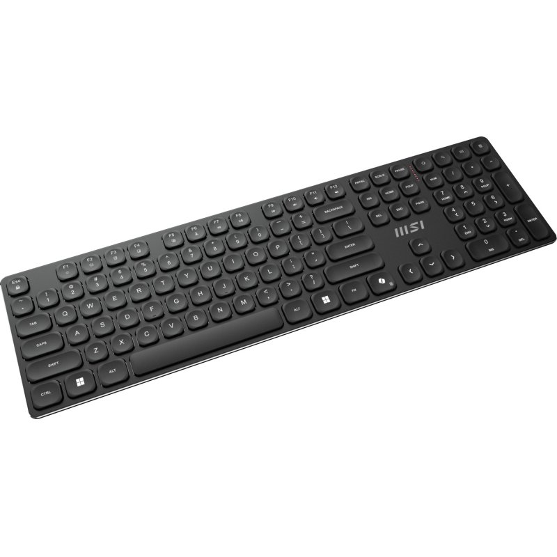 MSI FORGE K210 WIRELESS COMBO keyboard Mouse included Home/Office USB QWERTY US English Black