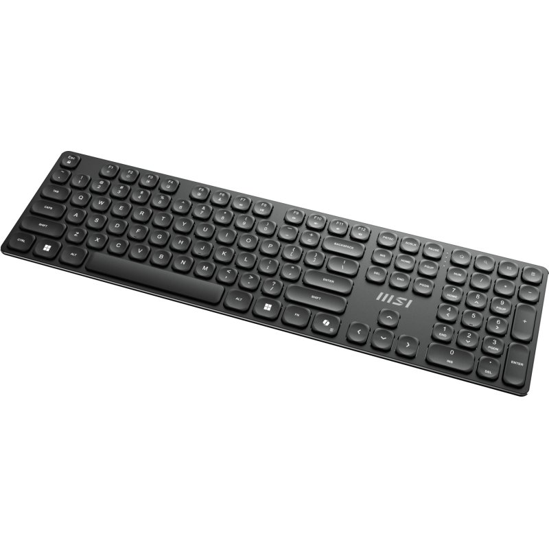 MSI FORGE K210 WIRELESS COMBO keyboard Mouse included Home/Office USB QWERTY US English Black