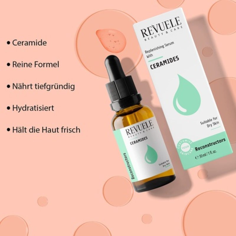 Revuele Cys Regenerating Serum With Ceramides 30 Ml 100% Pure Natural And