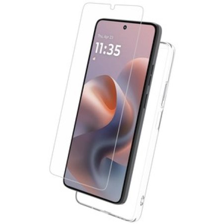 STARTER PACK COQUE SOUPLE VERRE TREMPE MOTOROLA G06