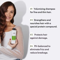 FOUR REASONS No Nothing Sensitive Volume Shampoo - Perfume- Volume Shampoo - Gives Thinning Hair Fullness 300ml