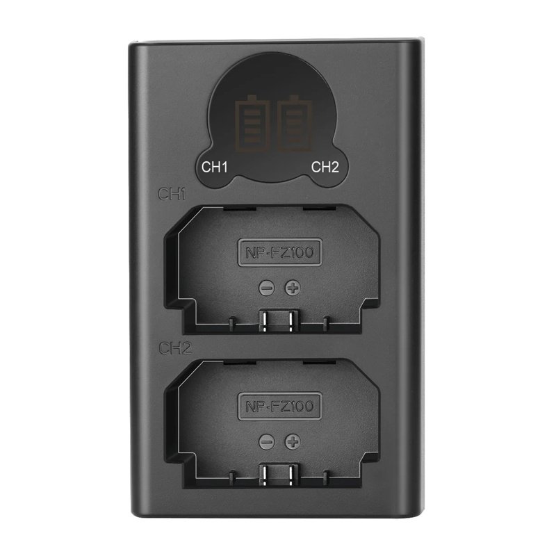NEEWER DL-FZ100 Dual Battery Charger for NP-FZ100-S Batteries
