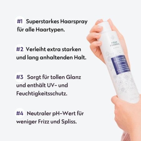 NO NOTHING Extra Strong Hair Spray Silicone & Fragrance Free Non-Greasy Hair Spray for Men and Thin Hair New Packaging