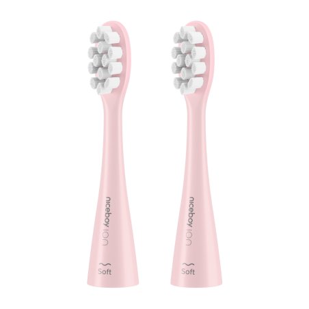 Niceboy SONICPINK toothbrush head 2 pc(s) Pink