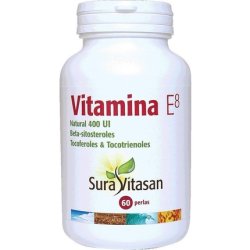 Sura Vitasan Vitamin E8 Natural 400 International Units 60 Pieces