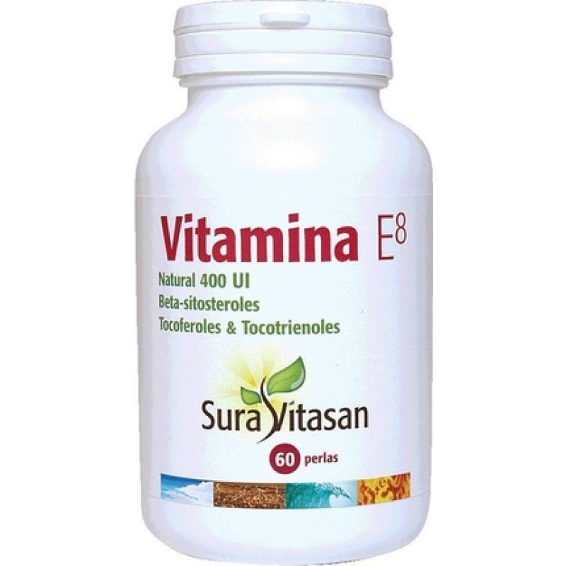 Sura Vitasan Vitamin E8 Natural 400 International Units 60 Pieces