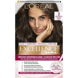 Loreal Paris Excellence Cool Creme 311 Ultra As Dark Brown Hair Dye