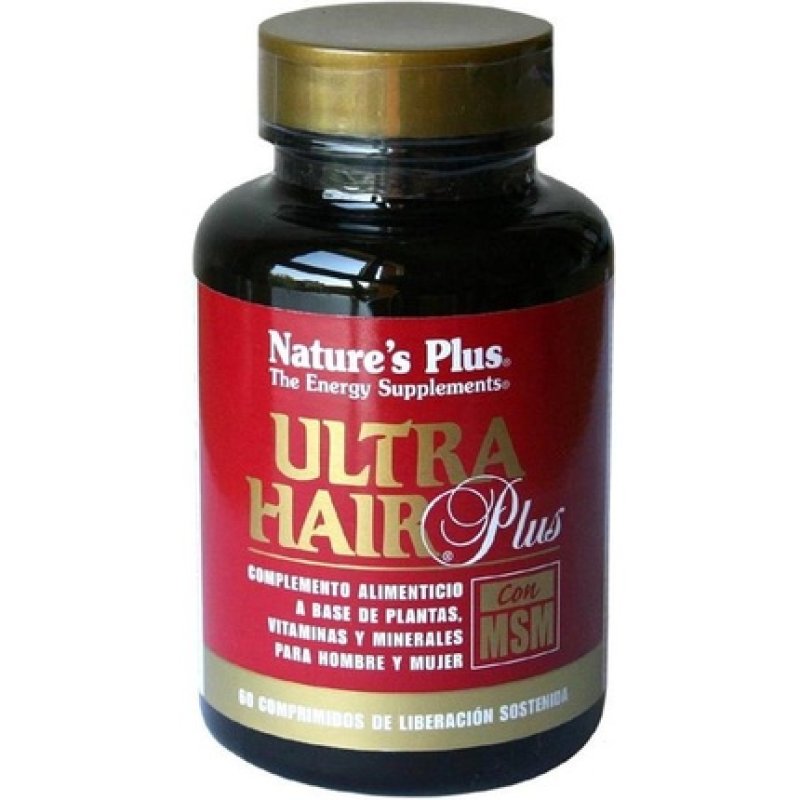 Natures Plus Ultra Hair Plus With Msm 60 Tablets