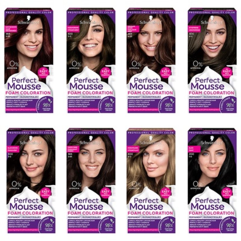 Schwarzkopf Perfect Mousse Permanent Hair Color 400 Icy Espresso