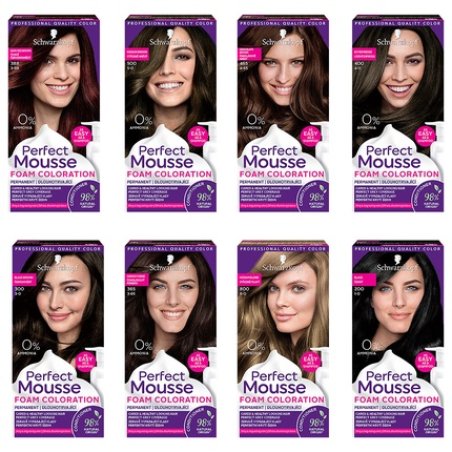 Schwarzkopf Perfect Mousse Permanent Hair Color 400 Icy Espresso
