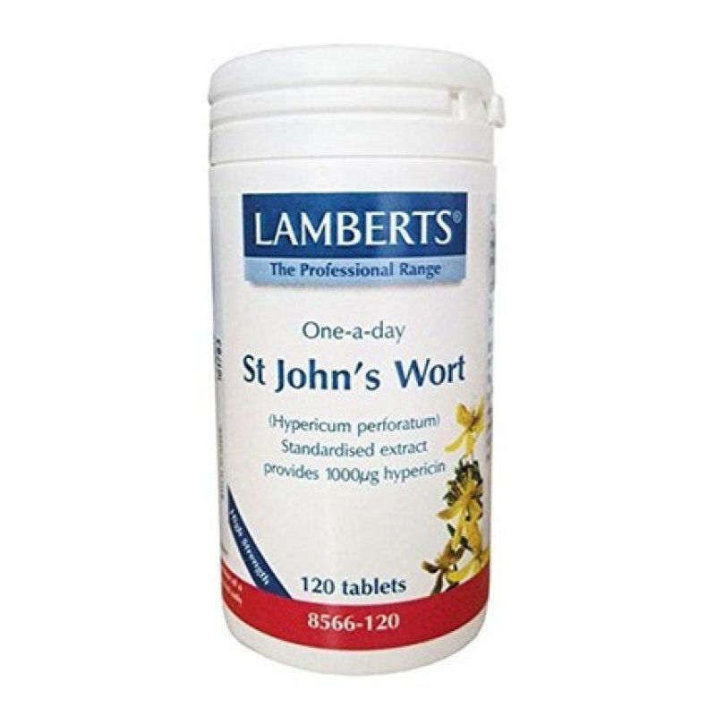Lamberts St John's Wort 120 Tablets Herbal Supplement For Sleep & Concentration