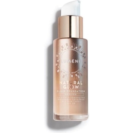 Lumene Natural Glow Fluid Foundation Spf20 Illuminating Smoothing 4 Medium 30ml