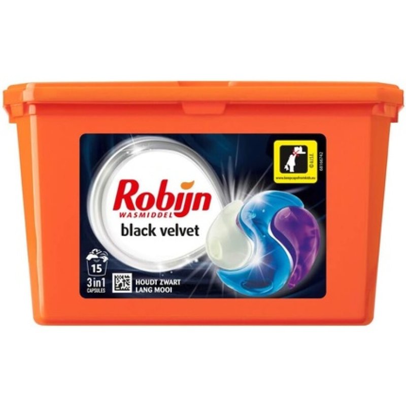 Robijn Liquid Laundry Detergent Capsule Black Velvet