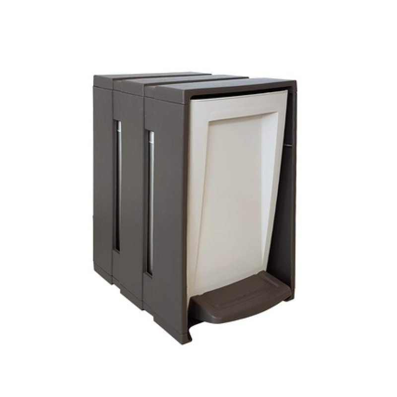 Bama Pedal Bin 7 Liters Efflegno Tortora 70120